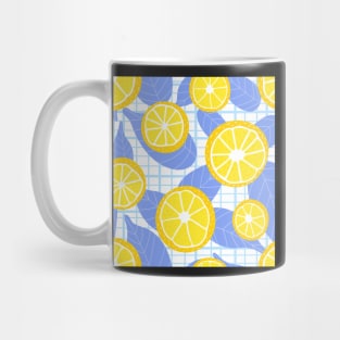 Fresh summer pattern with lemon slices Mug